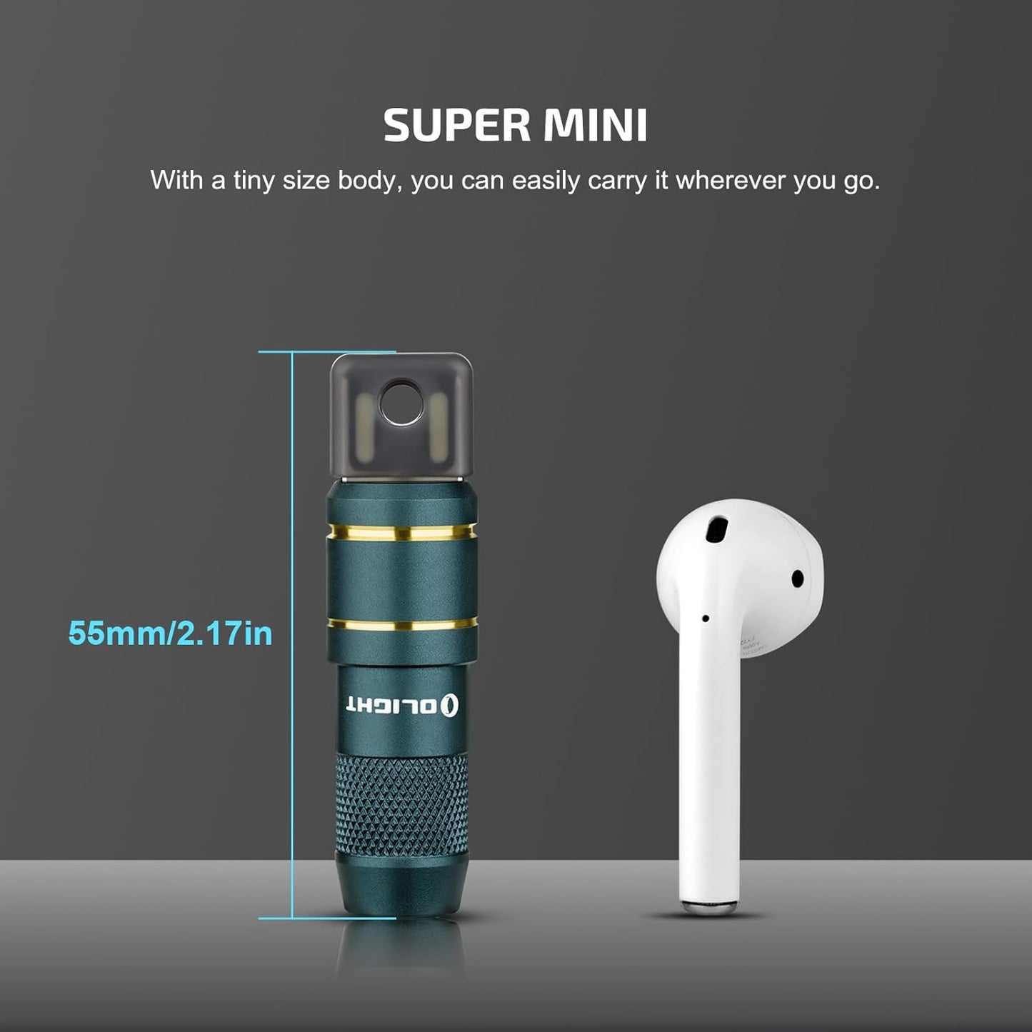 Rechargeable Keychain Flashlight