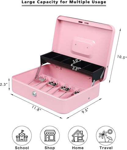 Cash Box with Money Tray